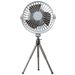 Mini Portable Cooling Fan 360 Degree Rotating 3 Speed Wireless Remote Control Air Cooler With Tripod Black_voghion.com