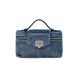 2025 Little C's New Lunch Box Mini Borsa a mano Piccola quadrata Denim Versatile Moda Monospalla Tracolla Borsa per il trucco_voghion.com