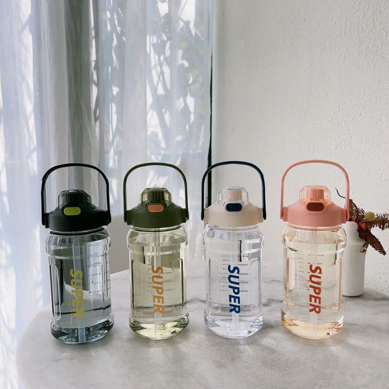 Extra Large Capacity Sports Bottle High-Value Water Summer Portable Outdoor Straw Space Cup For Men And Women_voghion.com