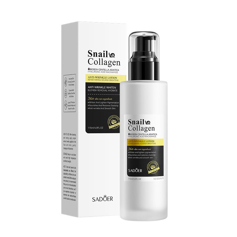 Alle Englisch SADOER Snail Collagen Anti-Falten-Lotion Feuchtigkeitsspendende Gesichtsemulsion_voghion.com