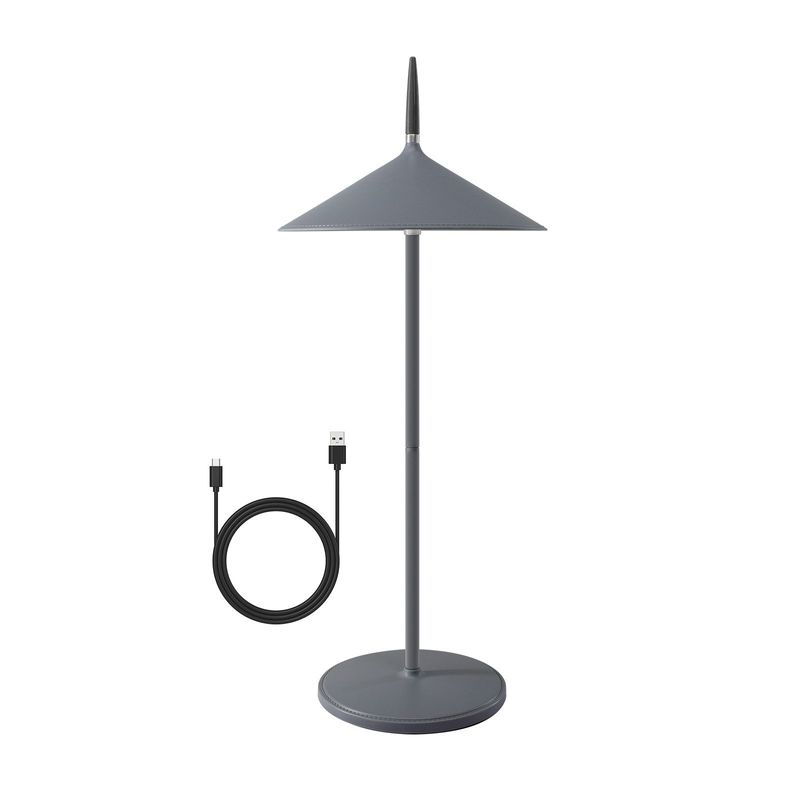 Tischlampe Kabellos Nachttischlampe Schwarz - Modern Led Tischleuchte 1800mhA Aufladbar Touch Dimmbar Aussentischleuchte IP44 Wasserdicht Mit USB_voghion.com