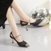 Nouvelles chaussures à talons hauts pointus de style national pour l'été 2025, avec un talon fin et une touche haut de gamme. Baotou pour femme_voghion.com