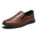 Men's New Casual Business High-End Leather Shoes For Middle-Aged Men Authentic Classic Slip-On_voghion.com