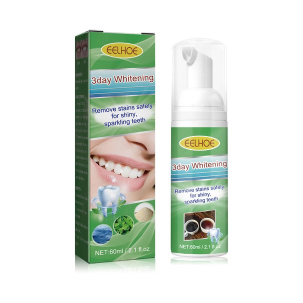 Tienda de cuidado de belleza, blanqueador blanqueador de dientes, espuma limpiadora que refresca, blanquea los dientes, previene la caries, elimina los olores, Stai_voghion.com