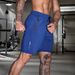 Lightweight Quick-Dry Men's Gym Shorts - High Stretch Athletic Training Shorts For Running, Hiking & Workouts (Black/Grey/Khaki/Blue) - EU Sizes_voghion.com