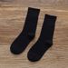 Autumn New Women's Slouch Breathable Sweat-Absorbing Solid Color Long High Tube Socks_voghion.com