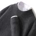 100% pure wool half high men's mid neck plus size knitted base sweater, loose cashmere sweater_voghion.com