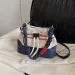 Chic Color-Block Bucket For Women Summer Trend Casual Versatile Commuter Handbag Shoulder Crossbody Bag_voghion.com