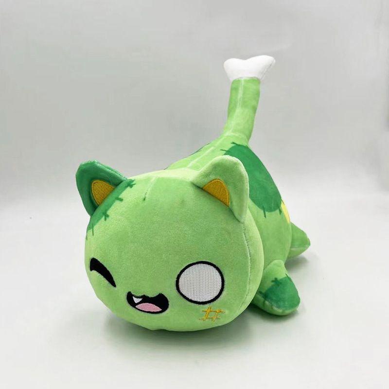 Aphmau Meows Cat Plyschleksak Mjuk Meemeow Fylld Donut Katt Plysch Kawaii French Fry Cheeseburger Food Plyschdocka Julklappar_voghion.com