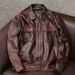 Men's Faux Leather Jacket With Cotton Lining, Relaxed Fit Double Breasted Bomber Coat For Casual Wear (Black/Brown, Thin/Thick Options)_voghion.com