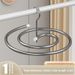 Drying Artifact Spiral Clothes For Home Balcony Rotating Round Bed Sheet Quilt Cover Special Large Hanger_voghion.com