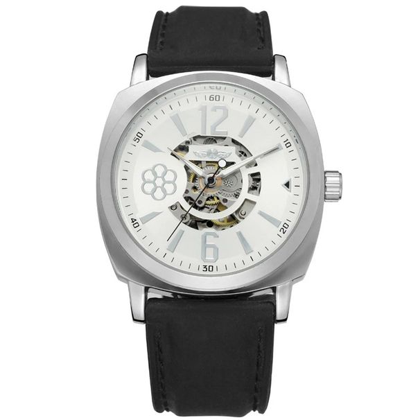 Varm automatisk T-vinnare mekanisk klocka i silikon för män med ihålig bottendesign automatisk mekanisk klocka_voghion.com