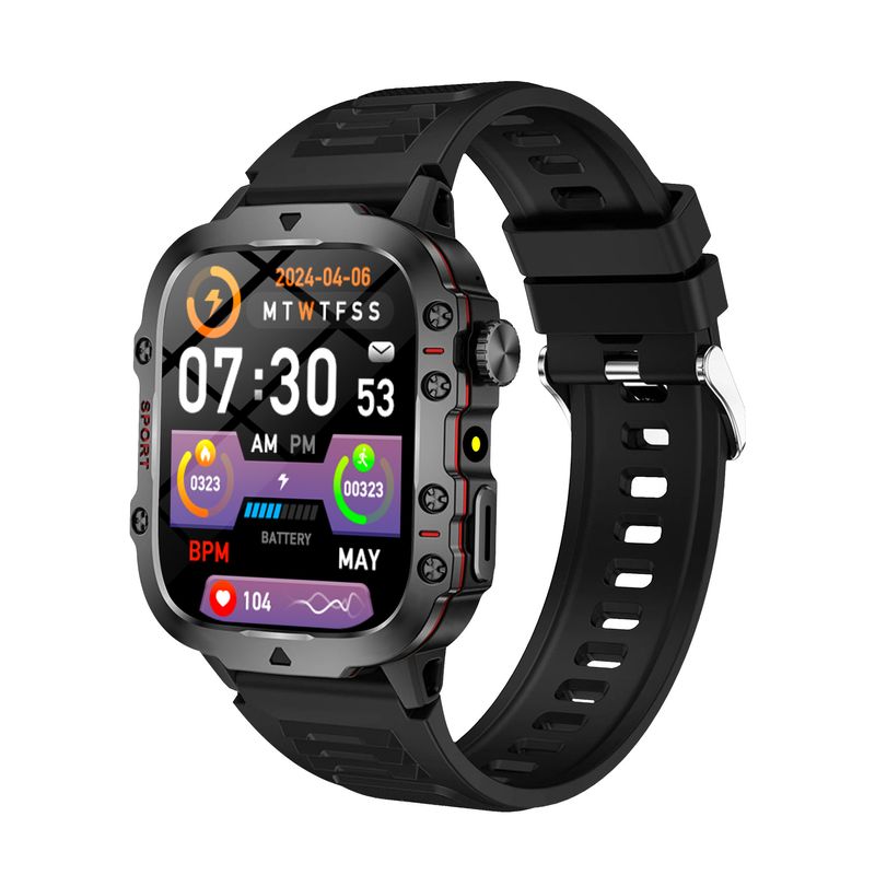 Nowy inteligentny zegarek H19 – duży, dotykowy ekran o przekątnej 1,83 cala z funkcją połączeń i trybami sportowymi, opaska Bluetooth_voghion.com