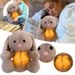 Bear Breathing Adorable Light Soothing Sleep Music Plush Toy For Babies Toddlers And_voghion.com