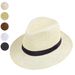 Nieuwe aankomsten NIEUWE Heren Stro Panama Hoed Handgemaakte Cowboy Pet Zomer Strand Reis Zonnehoed_voghion.com