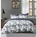 Premium Grey Ombre Duvet Cover Set For Teens - Stylish Large Print Bedding 3-Piece Set (Duvet Cover + 2 Pillowcases) - Soft & Breathable Fabric_voghion.com