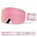 Magnetic Flip Cover For Men And Women, Double Layer Anti-Fog, Breathable, HD, Snap-On Prescription Ski Goggles_voghion.com