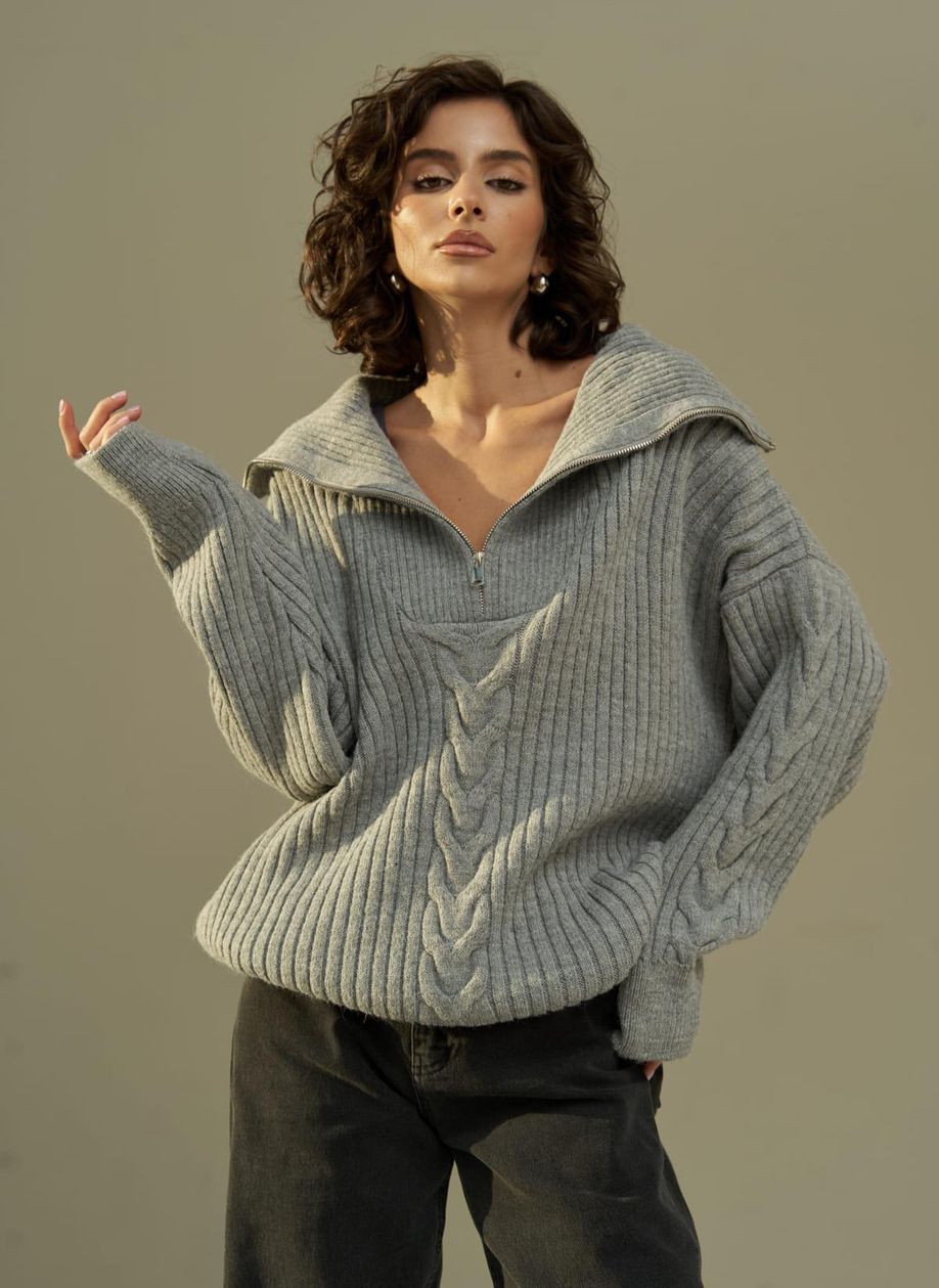 2025 Frühling und Herbst Neuer Strickpullover mit V-Ausschnitt und Kapuze für Damen_voghion.com