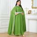 Damenbekleidung Türkisches muslimisches Abendkleid Modekleid Kaftan Arabische Kleidung Dubai Robe Damenbekleidung_voghion.com
