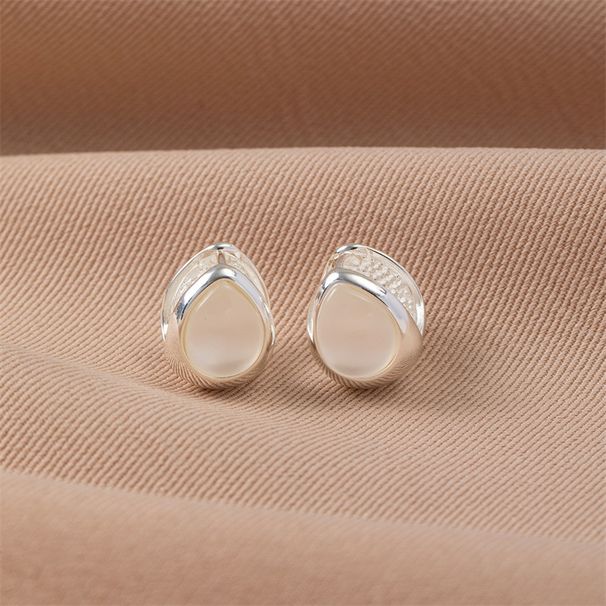 Piccolo, fresco, leggero, lussuoso, con fibbia per orecchini a goccia, design semplice, avanzato, retrò, alla moda, versatile, nuovo gioiello per orecchini._voghion.com