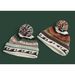 Ethnic Style Knitted For Women, Cute Pom-Pom Color-Block Pullover Yarn Hat, Parent-Child Autumn Winter Warm Ear_voghion.com