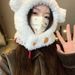 Plush Thick Bear Balaklafa Children's Ear Protection, Warm Baotou, Autumn and Winter Big Head Circumference, Knitted_voghion.com