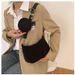 2025 Spring New Corduroy Women's Crossbody Cross Mother's Bag_voghion.com