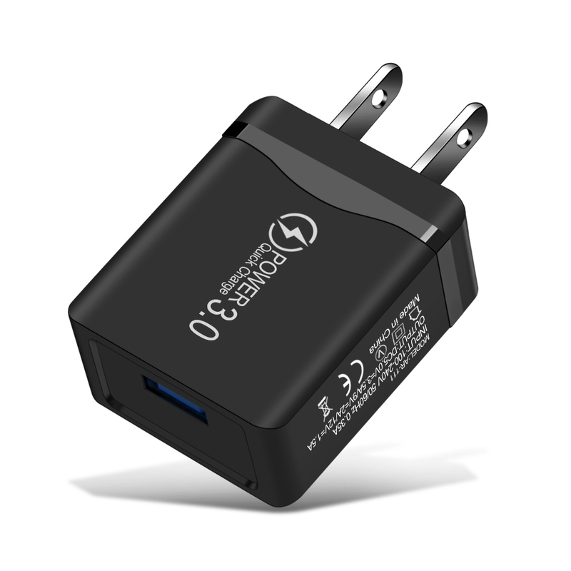 Ladegerät USB QC3.0 4.0 Schnellladegerät passend für iPhone, Samsung, Xiaomi, Huawei Wandadapter, Handyladegerät_voghion.com