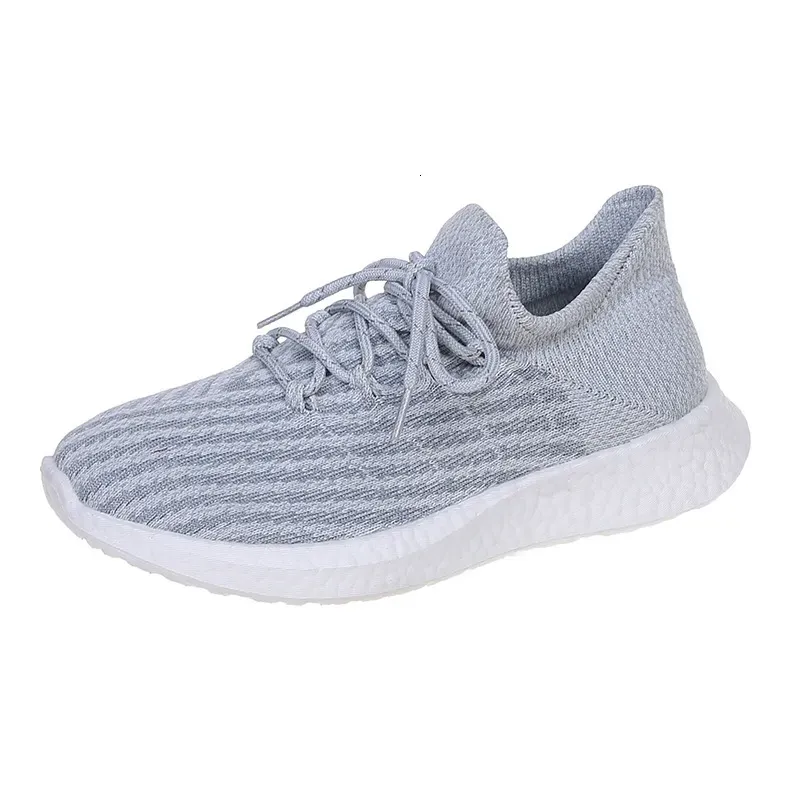 Thick Soled 2024 Spring And Autumn New Large Solid Color Round T Shallow Mouth Lace Up Casual Women's Sports Single_voghion.com