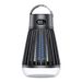 USB Bug Zapper, Mosquito Killer Lamp, Portable Hanging Loop Bug Zapper, IPX5 Waterproof, 2000mAh Fly Zapper For Summer Trip, Outdoor Camping Black_voghion.com
