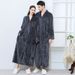 nightgown Couple Large Size Extended Thermal Flannel Nightdress Loungewear_voghion.com