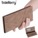 baellerry Neue Herren-Geldbörse, modisch, lang, mattiert, offen, mit mehreren Karten, Reißverschluss, große Kapazität, Clutch_voghion.com