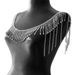 2025 New Hot-selling Rhinestone Back Chain, European And American Water Drop Tassel Pendant Shoulder Chain Body Chain Body Chain06_voghion.com