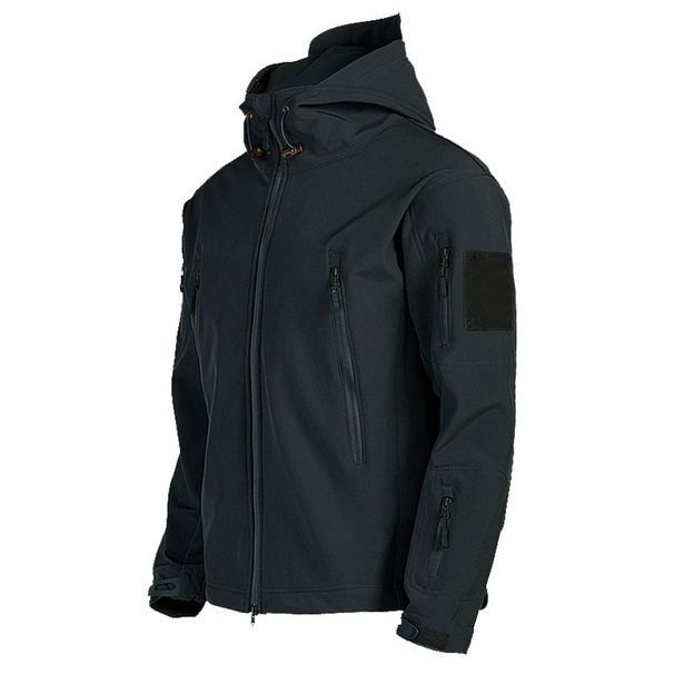 2024 Neue Taktische Jacke Herren Kampf Softshell Jacken Techwear Winddicht Wasserdicht Atmungsaktiv Fleece Thermo Kapuzenmäntel_voghion.com
