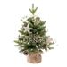 Christmas Decorations PE+PVC Rotating Music Box Mini Christmas Tree Set Desktop Ornaments_voghion.com