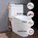 Per spruzzatore spruzzatore pannolino bagno WC tubo flessibile attacco panno portatile spruzzatore kit facile con bidet in acciaio inossidabile_voghion.com