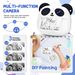 HZTZ M1 Panda Color Polaroid, Children's Toy Camera,Can Take Photos And Print, Birthday Gift_voghion.com