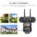 QD19 V380 Three-screen HD Night Vision Outdoor Multi-lens Mobile Remote Wireless Surveillance Camera_voghion.com