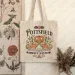 Pottsfield Harvest Festival Pattern Shopping Bags Reusable Vegetables Canvas Tote Bag Shopper Pouch Pumpkin Halloween_voghion.com