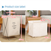 Home Storage Box Steel Hamper Folding Dirty Laundry Basket Iron Frame_voghion.com