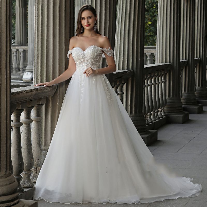Nuovi abiti da sposa monospalla in rete_voghion.com