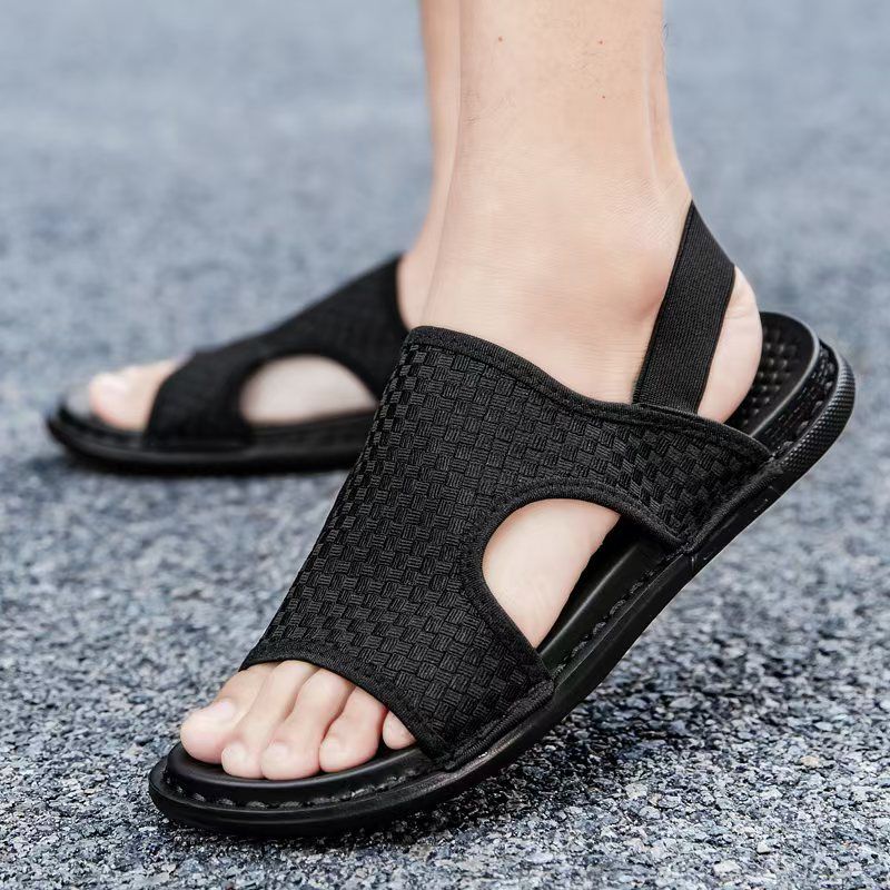 Übergröße Herren Sandalen Sommer Casual Sports Clogs Weiche Sohle Outdoor Beach Slip-On Zwei-Wege-Fahrschuhe_voghion.com