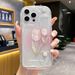 Phone Holder Case For IPhone 16 15 14 13 12 11 Pro X Xs Max XR 16E 7 8 Plus Transparent Wer Soft TPU Wrist Strap Cover_voghion.com