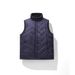 Men's Streetwear Vest Jacket – Slim Fit Zip-Up Puffer Gilet, Lightweight Polyester, Urban Style (8 Colors)_voghion.com