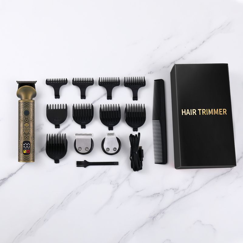 New Six-in-One Trimmer Carving Oil Head Electric Shaving Haircut Hair Clipper Set_voghion.com