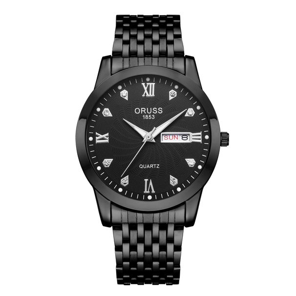Genuine Men's Non-Mechanical Movement Business Casual Trendy Luminous Waterproof Quartz Watch_voghion.com