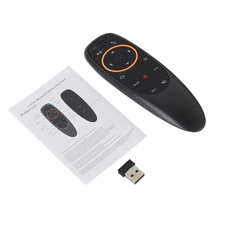 G10S Air Mouse Voice Remote Control 2.4G Wireless Gyroscope IR Learning for H96 X88 PRO X96 MAX Android TV Box HK1_voghion.com