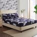 Feather Bohemian Mattress Cover Polyester 3D Printed Bedspread_voghion.com