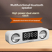 Wireless Bluetooth Smart New Student Subwoofer Volume Speaker Multifunctional Audio Alarm Clock_voghion.com