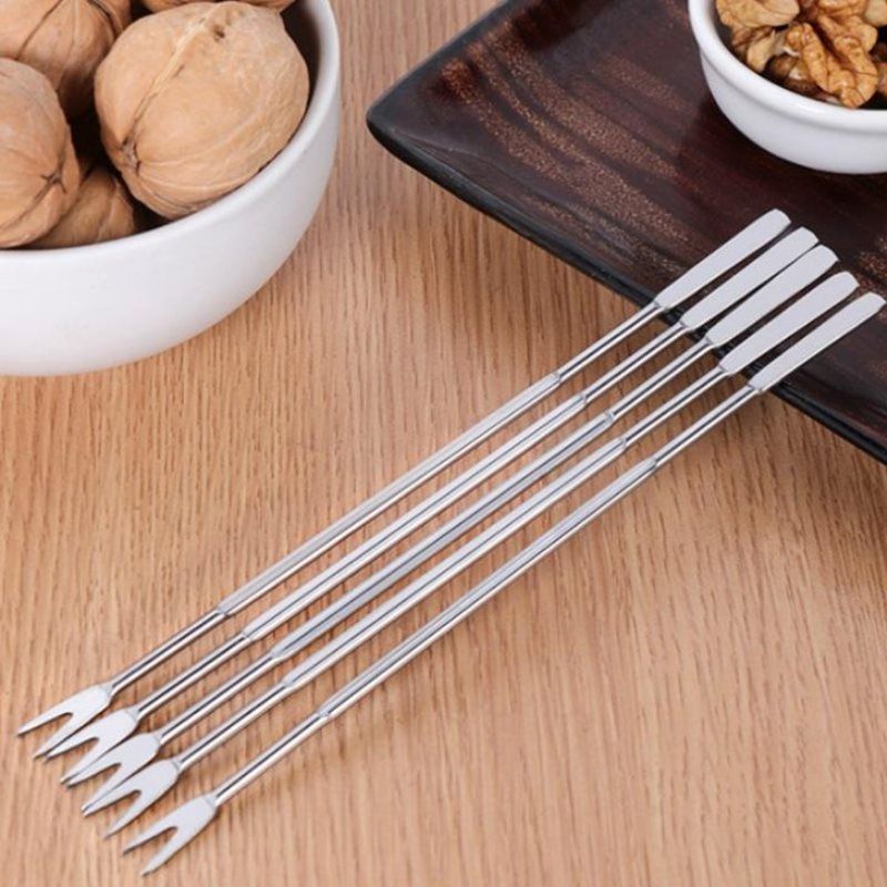 Walnut needle Walnut Fork multi-purpose stainless steel Seafood crab needle fruit fork walnut needle Walnut Fork in stock_voghion.com